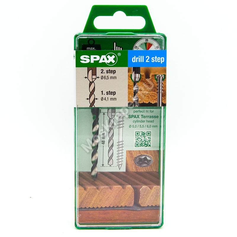 Двухступенчатое сверло для саморезов SPAX D (терраса)