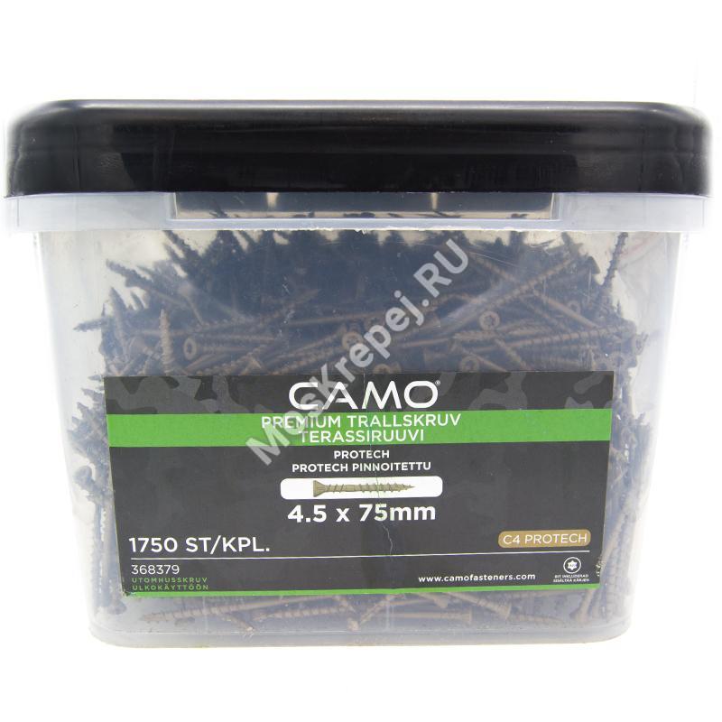 Саморезы CAMO 4.5x75 для террасной доски (1750шт. + бита)