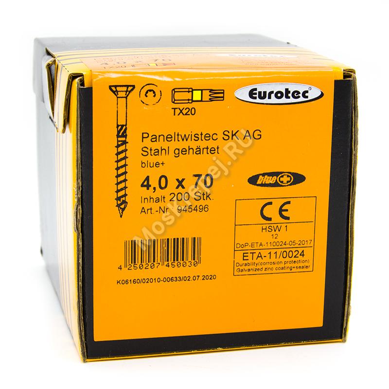 Саморез Eurotec 4x70 Paneltwistec SK AG