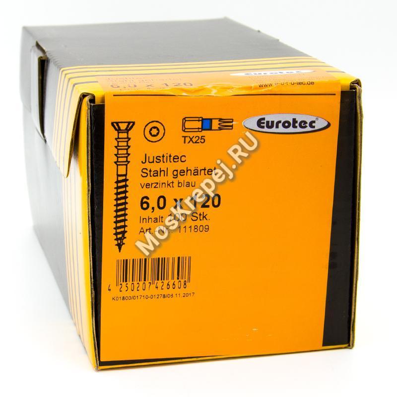 Саморез юстировочный Eurotec Justitec 6x120