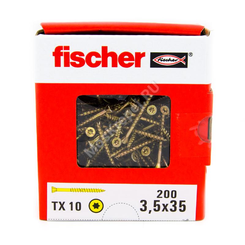 Саморез Fischer 3.5x35 для напольных покрытий (200 шт.)
