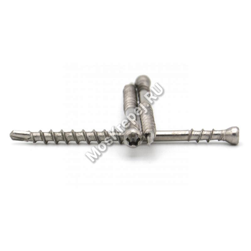 Саморезы Hidden Wood Screws 60 мм из нержавейки (350 шт. + бита)