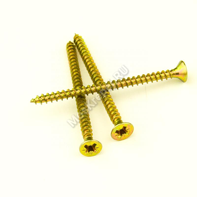 Саморез универсальный желтый 3.5x50