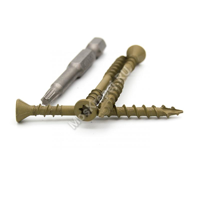Саморезы Deck Wood Screws 4.5x55 (350 шт. + бита)