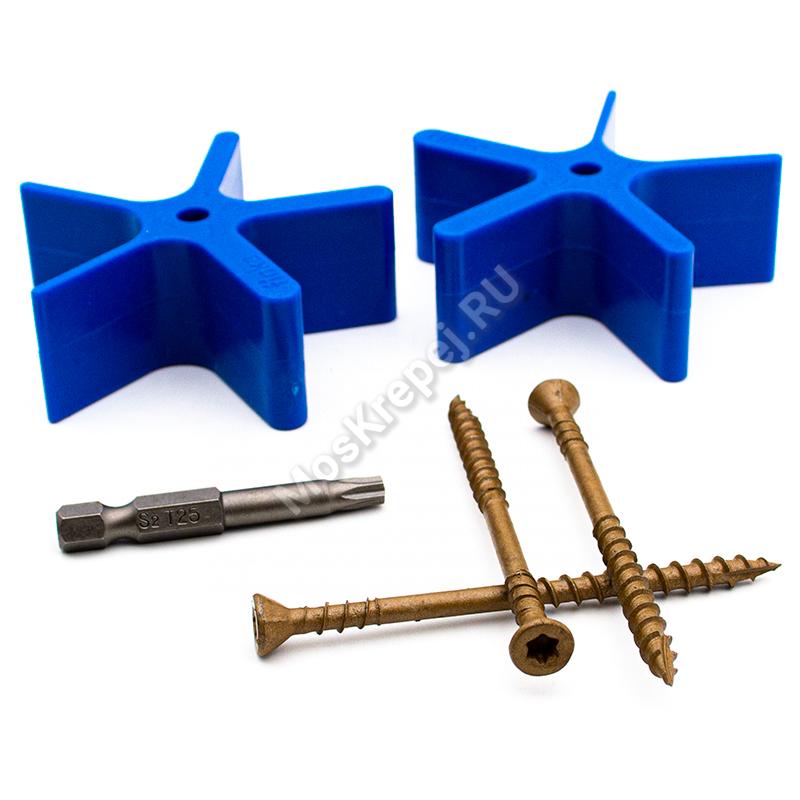Саморезы Finka Deck Screws 4,8x75 (1750 шт. + бита + 2 cпейсера)