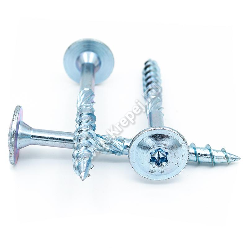Саморез конструкционный тарельчатый Finka Timber Screws CT 8x80 (50шт)