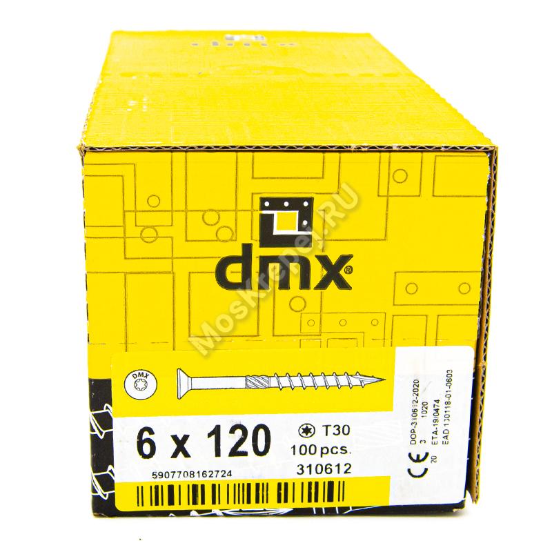 Саморез конструкционный с потайной головкой Domax 6x120 (100шт.)