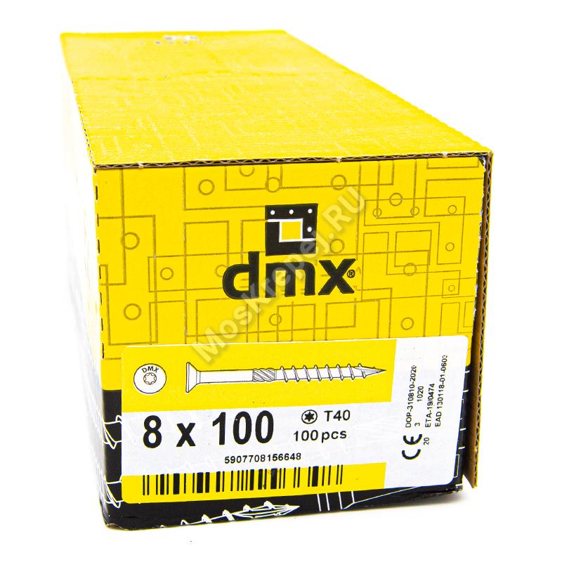Саморез конструкционный с потайной головкой Domax 8x100 (100шт.)