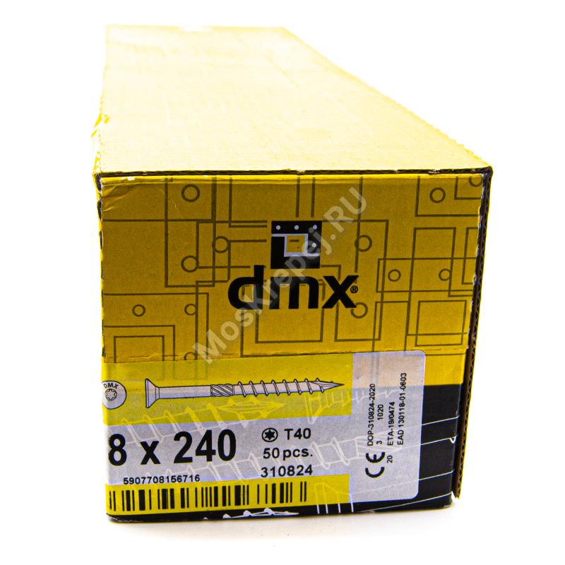 Саморез конструкционный с потайной головкой Domax 8x240 (50шт.)