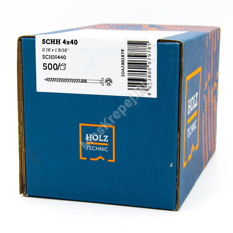 Саморез с потайной головкой HOLZ TECHNIC SCHH 4x40 (500 шт.)