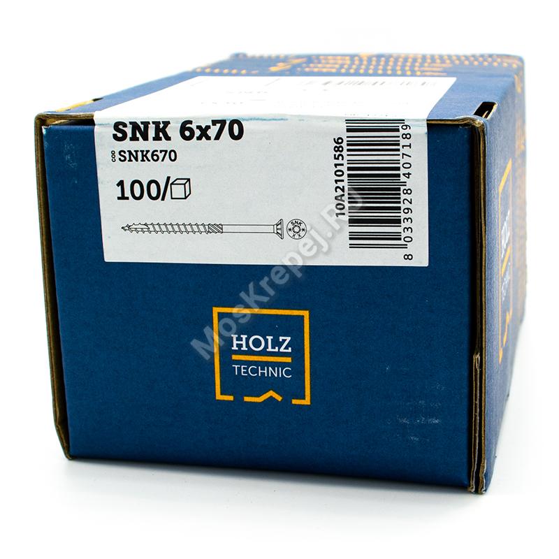 Саморез с потайной головкой HOLZ TECHNIC SNK 6x70 (100 шт.)