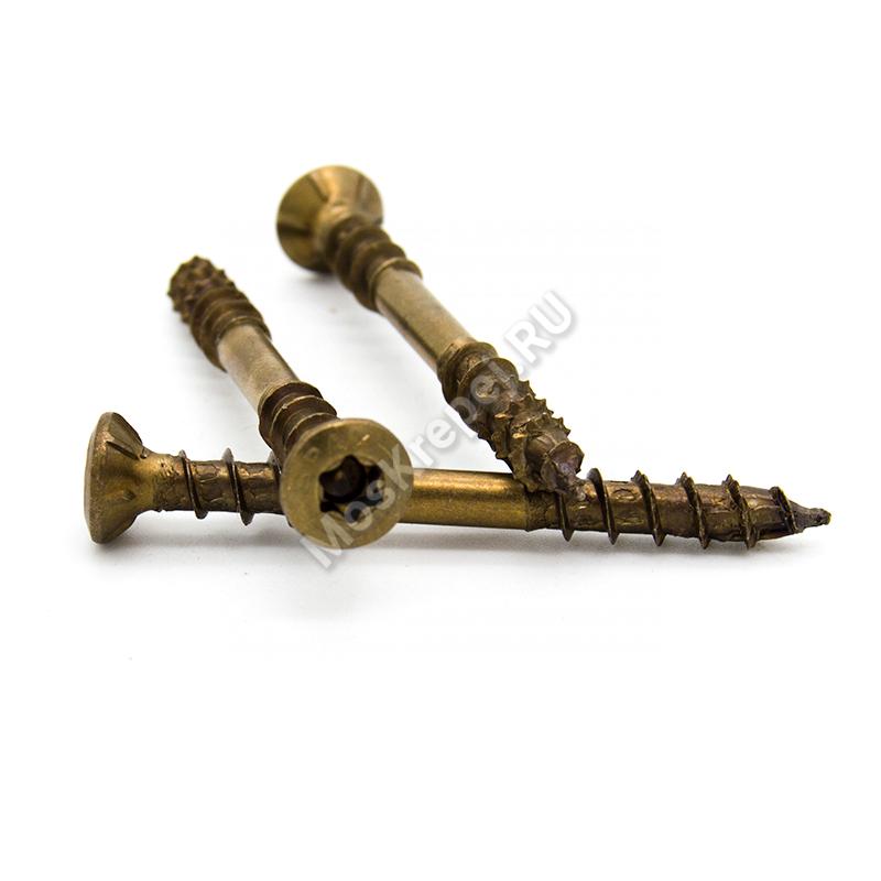 Саморез SPAX 4.5x43 antic для фасадной доски из нержавейки (500 шт.)