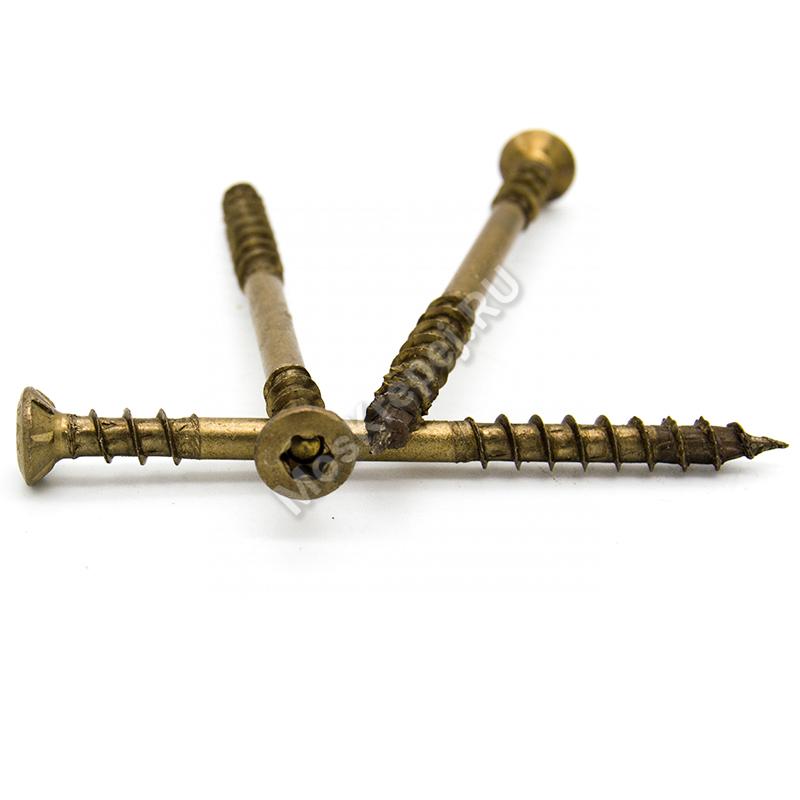 Саморез SPAX 4.5x60 antic для фасадной доски из нержавейки (400 шт.)