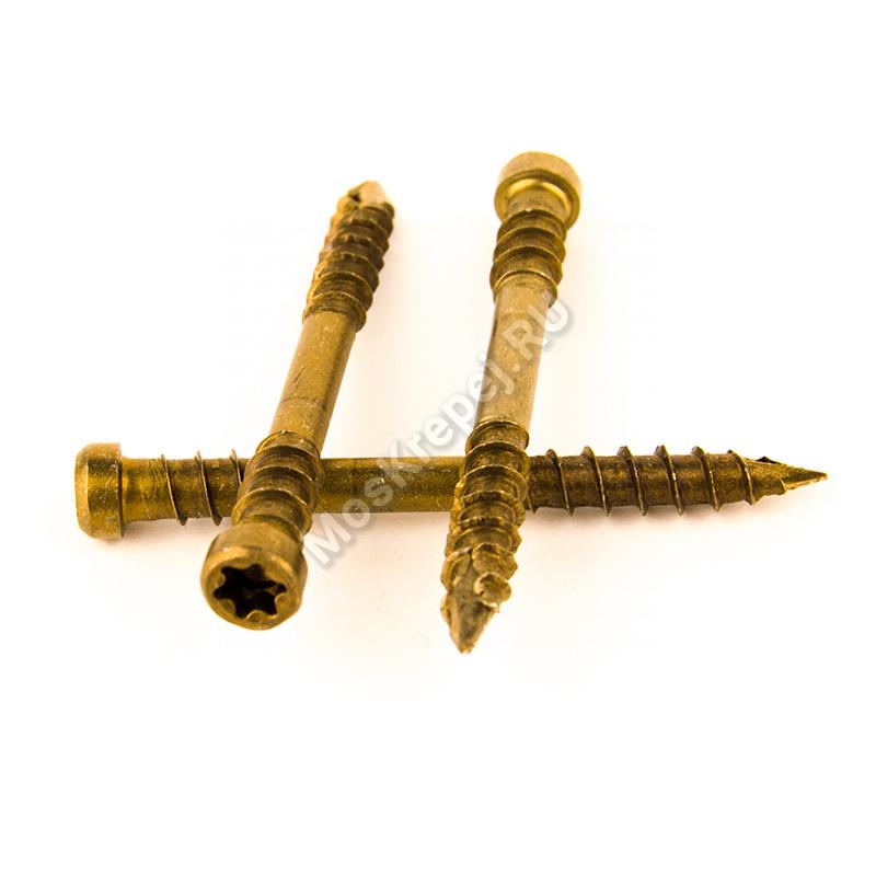 Саморезы SPAX D Антик 5x50 для террасной доски из нержавейки (200 шт.)
