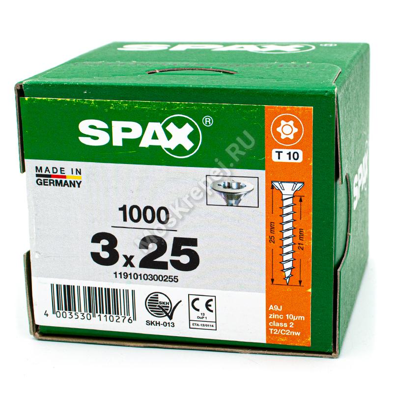 Саморез универсальный SPAX 3x25 