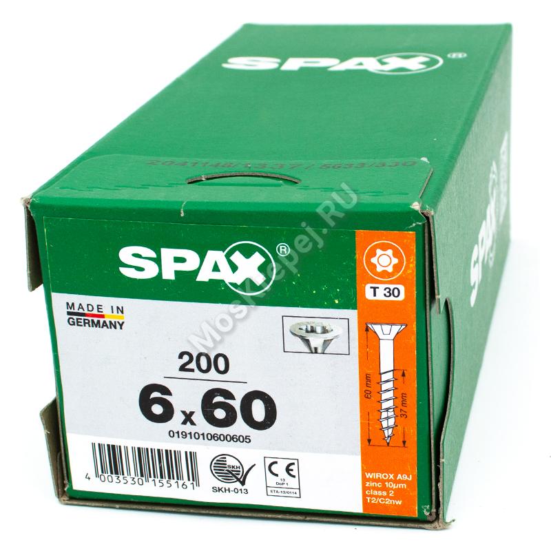 Саморез универсальный SPAX 6x60 (200 шт.)
