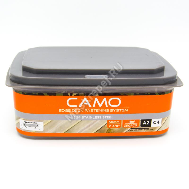 Саморезы CAMO 60 мм нержавеющая сталь A2 (350 шт. + бита)