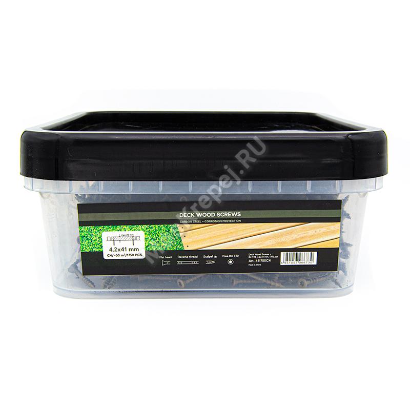 Саморезы Deck Wood Screws 4.2x41 (1750 шт. + бита)