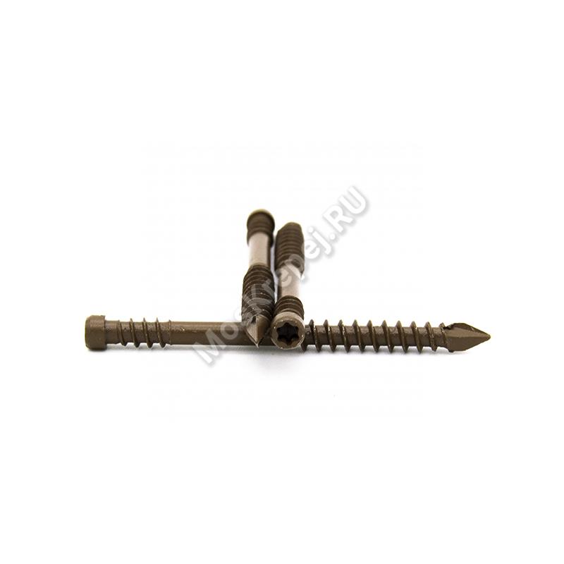 Саморезы для террасной доски окрашенный 5x60 (500 шт.)
