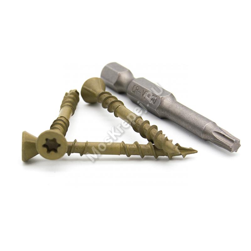 Саморезы Deck Wood Screws 4.2x41 (350 шт. + бита)