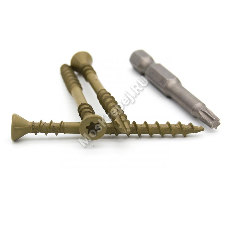 Саморезы Deck Wood Screws 4.5x55 (1750 шт. + бита)