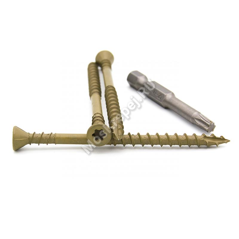Саморезы Deck Wood Screws 4.8x75 (1750 шт. + бита)