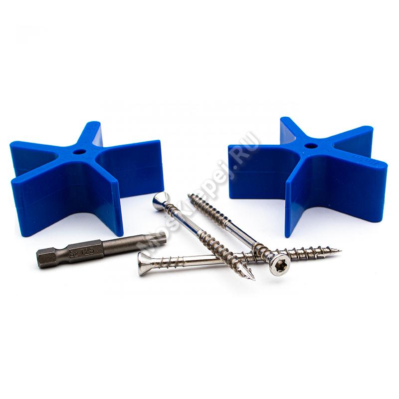 Саморезы Finka Deck Screws A2 4,8x75 (350 шт. + бита + 2 cпейсера)