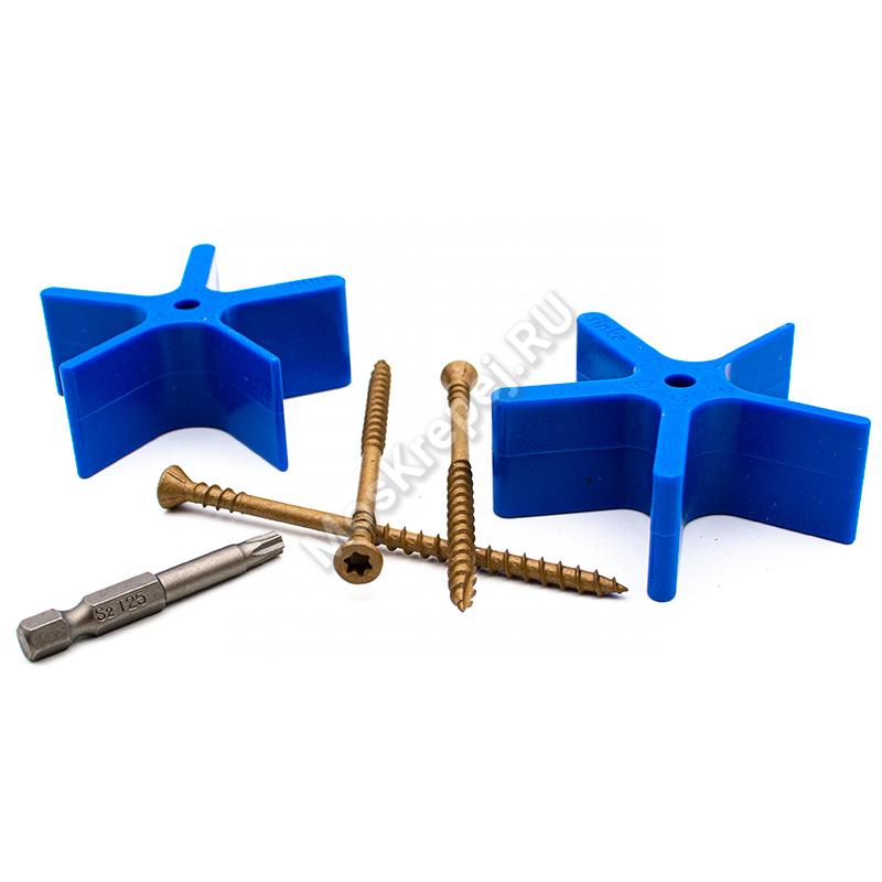Саморезы Finka Deck Screws 4,8x90 (300 шт. + бита + 2 cпейсера)