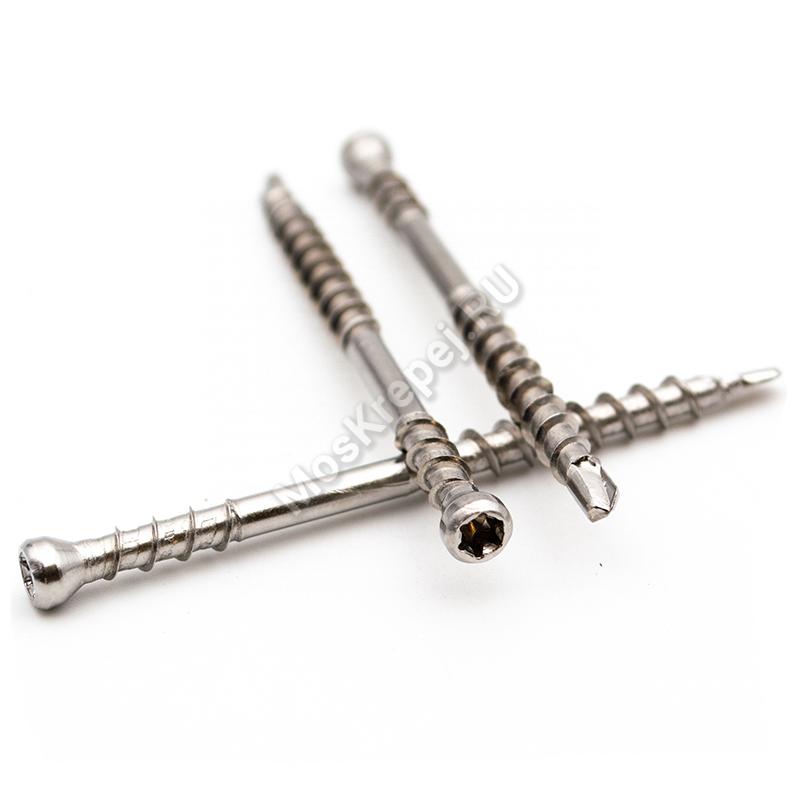 Саморезы Finka Hidden Deck Screws 60 мм из нержавейки (700 шт. + бита)