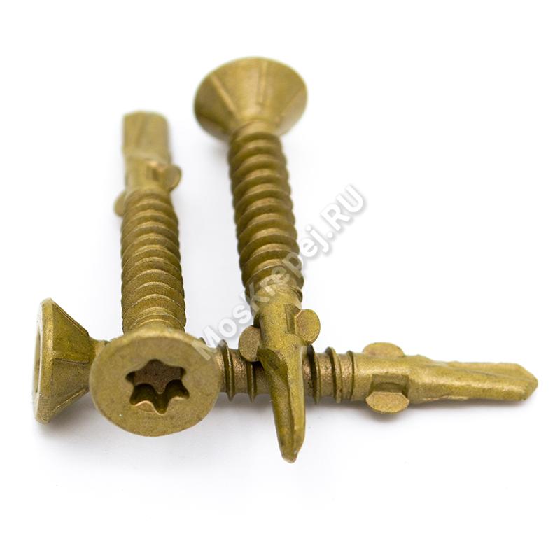 Саморез флюгель Finka Wing Screws 4,8x38 Golden Ruspert (500 шт.)