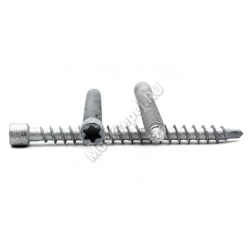 Конструкционные саморезы с полной резьбой FTLD 8x100 (50 шт. + бита)