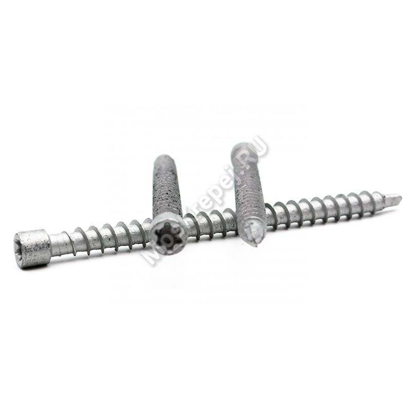 Конструкционные саморезы с полной резьбой FTLD 8x120 (50 шт. + бита)