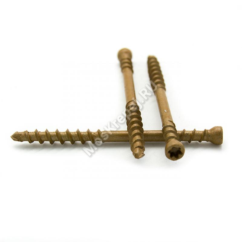 Саморезы для скрытого крепежа CAMD 4.2x58 из нержавеющей стали (400 шт + бита)