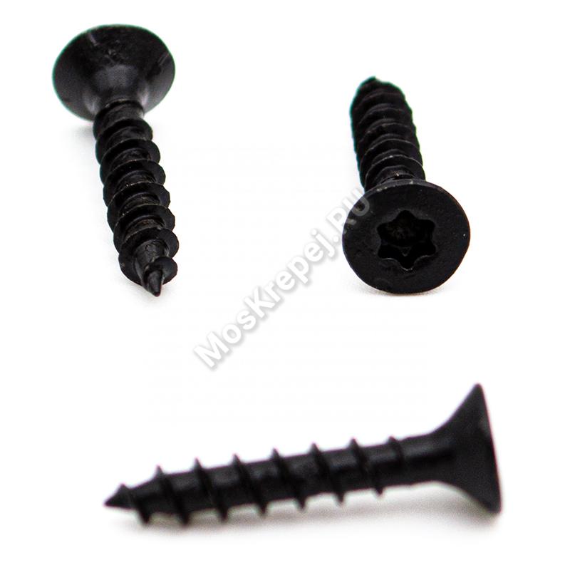 Саморез универсальный SPAX 3x16 Black BLAX потай. полная резьба (200 шт.)