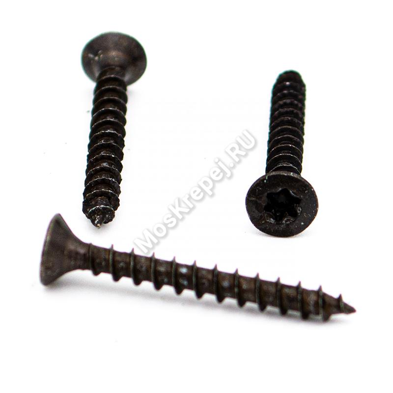 Саморез универсальный SPAX 3x25 Black BLAX потай. полная резьба (200 шт.)