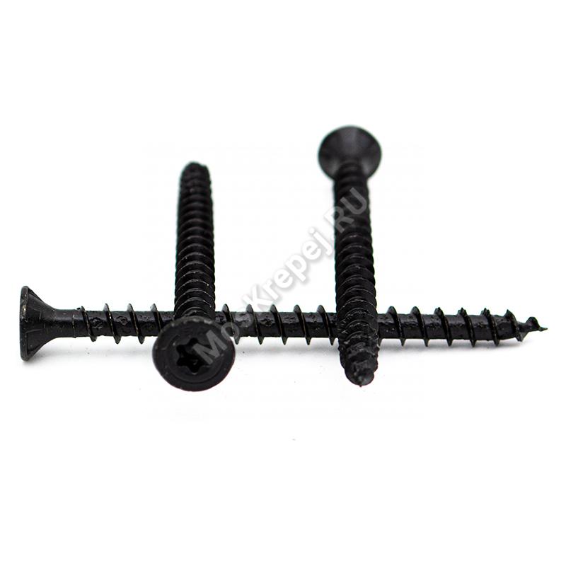 Саморез универсальный SPAX 4.5x60 Black BLAX потай. полная резьба (100 шт.)