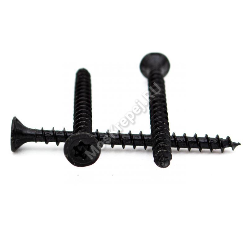 Саморез универсальный SPAX 4x50 Black BLAX потай. полная резьба (200 шт.)