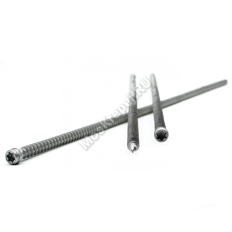 Конструкционные саморезы с полной резьбой FTLD 10x550 (25 шт. + бита)