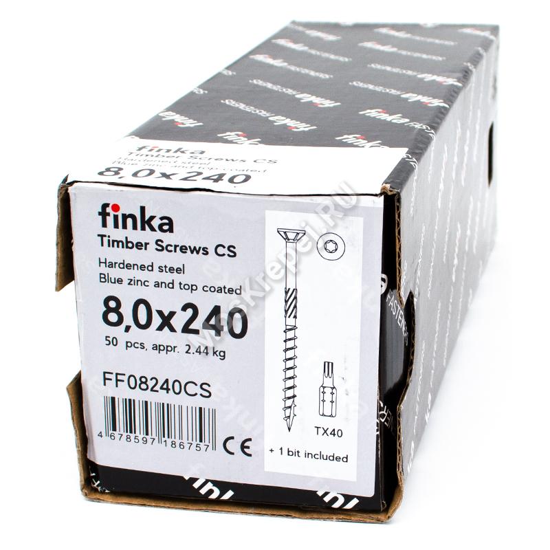 Конструкционные саморезы Finka Timber Screws CS 8,0x240 (50шт.)