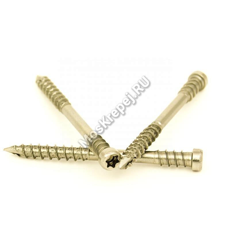 Саморезы SPAX D 5x40 для террасной доски из нержавейки (200 шт.)