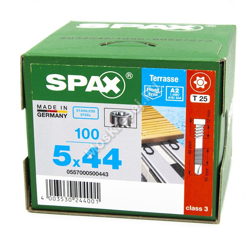 Саморезы SPAX D 5x44 флюгель из нержавейки (100 шт.)