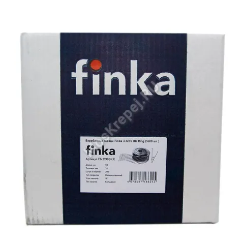Барабанные гвозди 3.1х90 BK Ring кольцевая накатка