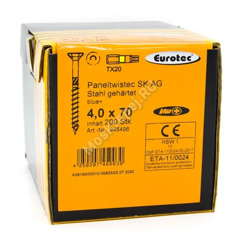 Саморез Eurotec 4x70 Paneltwistec SK AG