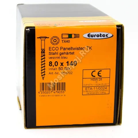 Конструкционные саморезы Eurotec 8x140 ECO PT Тарельчатая головка