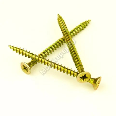 Саморез универсальный желтый 3x45