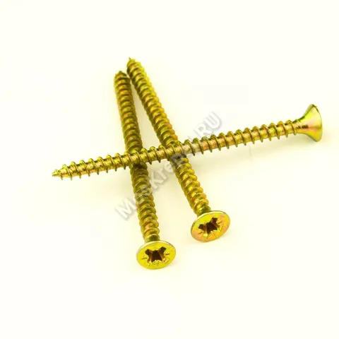 Саморез универсальный желтый 3.5x50