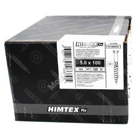 Саморез для террасной доски  5x100 из нержавейки (250 шт.)