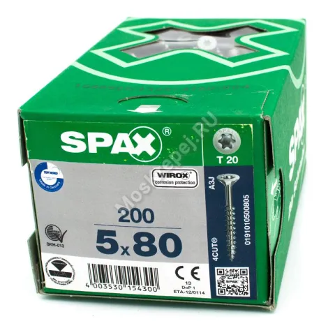 Саморез универсальный SPAX 5x80 (200 шт.)