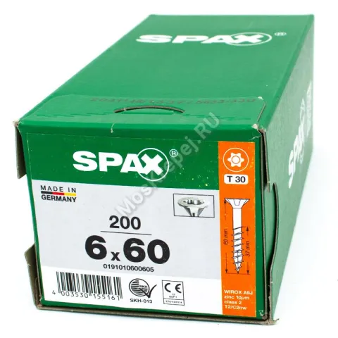 Саморез универсальный SPAX 6x60 (200 шт.)