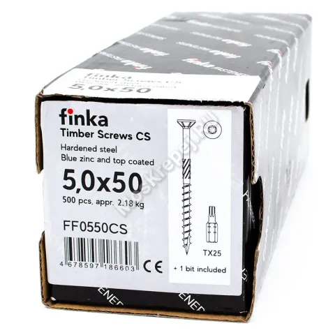 Конструкционные саморезы Finka Timber Screws CS 5,0x50 (500шт.)